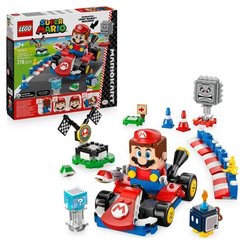 LEGO Mario Kart 72043 Mario Kart interactivo y kart estándar - Juguete