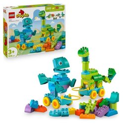 LEGO DUPLO Ma Ville 10451 Dinosaures sur Roues 3-en-1 - Jeu d éveil de