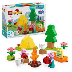 LEGO DUPLO Peppa Pig 10452 Camping-Urlaub  Bauset für Kinder ab 2 Jah