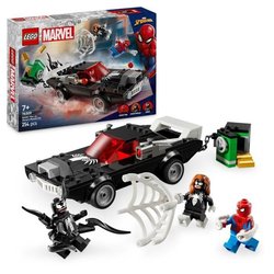 LEGO Marvel 76309 Spider-Man vs. Venom s Racer - Bouwspeelgoed voor ki