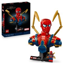LEGO Marvel 76326 Busto de Iron Spider-Man: set de construcción para c