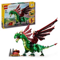 LEGO Creator 31161 3-in-1 Mittelalterlicher Drache  Bauspielzeug für 