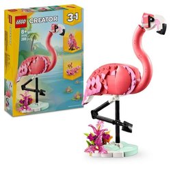 LEGO Creator 31170 3-in-1 Wild Animals: Flamingo - Toy for Girls Ages 