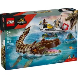 Juguete de construcción LEGO 76974 Barco de la Misión Mosasaurio - 858
