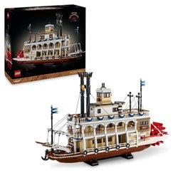 LEGO Ideas 21356 Battello a vapore sul fiume Mississippi - Set da cost