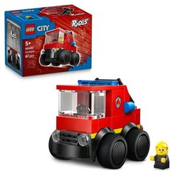 LEGO City 60482 Véhicules - Le Camion de Pompiers - Jeu Créatif des 5 
