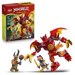 LEGO NINJAGO 71851 Pack de Combat : le Robot Dragon de Kai - Jouet de 
