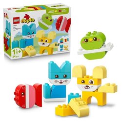 LEGO DUPLO My First 10477 Les Jolis Animaux Créatifs 3-en-1 - Jeu Créa