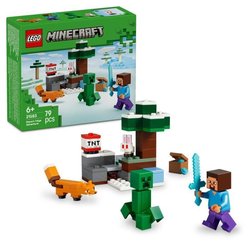 LEGO Minecraft 21583 Les Aventures de Steve dans la Taiga - Jeu Garçon