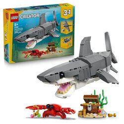 LEGO Creator 3-en-1 31381 Le Redoutable Requin et le Coffre au Trésor 