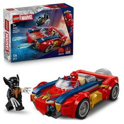 LEGO | Marvel 76336 Spider-Man et sa Voiture contre Wolverine Vénomisé