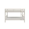 Trennbares Etagenbett für Kinder - 2x90x200 cm - Kiefer massiv weiß - 