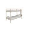 Trennbares Etagenbett für Kinder - 2x90x200 cm - Kiefer massiv weiß - 