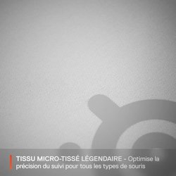 Tappetino per mouse da gioco - STEELSERIES - QcK M - Bianco