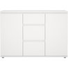 Sideboard - Weiß - 2 Türen - 3 Schubladen