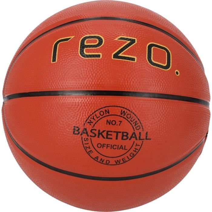 Basketball - REZO - Rubber - Size 7 - Brown - Versatile
