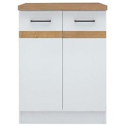 Junona Kitchen Low Cabinet 60 cm - 2 porte - Trovone - Brivello bianco