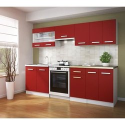 ULTRA Hoge keukenkast L 60 cm - mat rood