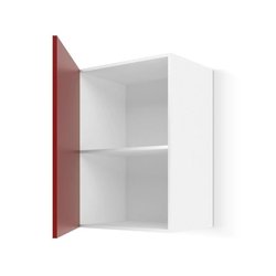 ULTRA Hoher Küchenschrank L 40 cm - matt rot
