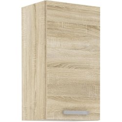 Meuble haut 1 porte battante - Décor chene sonoma - L 40 x P 31,6 x 72
