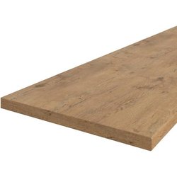 LANCELOT Arbeitsplatte - Eichendekor - L 180 x T 60 x H 3 cm
