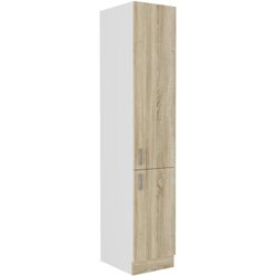 SARA-Säule - 2 Türen - Dekor Sonoma-Eiche - L40xT57xH210 cm - Hergeste