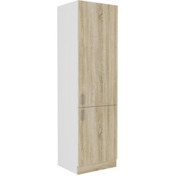 SARA-Säule - 2 Türen - Dekor Sonoma-Eiche - L60xT57xH210 cm - Hergeste