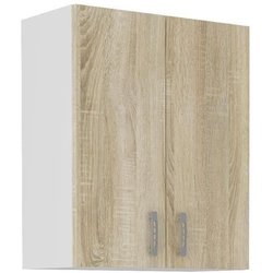 SARA hoge kast - 2 deuren - Sonoma eiken decor - L60xD31xH71,5 cm - Ma