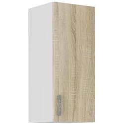 Armario alto SARA - 1 puerta - Decoración roble Sonoma - L30xP31xH71,5