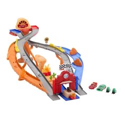 Cars - Piste de Course Rescue Road - Coffret de quatre véhicules - Dis