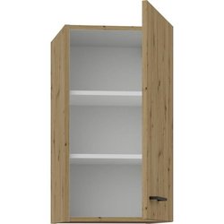 High cabinet - MODENA - 40 cm - Artisan oak and matt black - CUISINIER