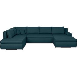 Cabrio Panorama -Ecksofa -7 -Sitze - Indian - 100% Polyester Stoff - E