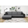 Cabrio und Reversible Ecksofa 5 Orte indisch - hellgrau und anthrazit