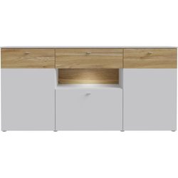 Sideboard mit 3 Türen und 1 Schublade, LED-Beleuchtung  COMO  194,8 