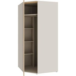 Eckkleiderschrank  WEXLIN  Sandfarben  1 Flügeltür  B 92,2 x T 92,
