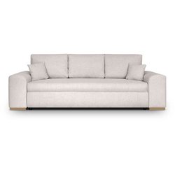 Canapé convertible avec coffre de rangement 3 places - INDIAN - Tissu 