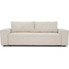 3 -seerer Josh Cabrio -Sofa - beige geripptes Samt Stoff - Storage Box