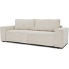 3 -seerer Josh Cabrio -Sofa - beige geripptes Samt Stoff - Storage Box