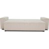 3 -seerer Josh Cabrio -Sofa - beige geripptes Samt Stoff - Storage Box