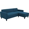 Fixes Ecksofa 4 - Sender Bob - Marine Stoff - Reversible - L 197 x D 1