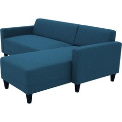 Fixes Ecksofa 4 - Sender Bob - Marine Stoff - Reversible - L 197 x D 1