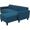 Fixes Ecksofa 4 - Sender Bob - Marine Stoff - Reversible - L 197 x D 1