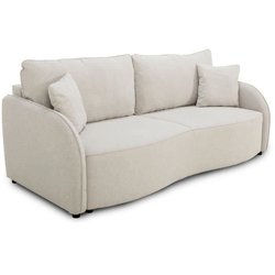 BARI 3-Sitzer-Umbausofa  Stoff in Beige  Aufbewahrungsbox  L215 x H