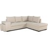Canapé d angle convertible réversible 4 places MITCHELL - Tissu Beige 