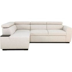 Canapé d angle convertible réversible - 4/5 places - KELIO - Tissu Bei