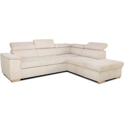 Canapé d angle convertible réversible 5 places DAYTONA - Velours côtel