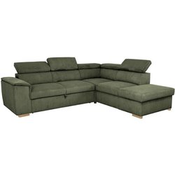 Canapé d angle convertible réversible - 5 places - DAYTONA - Velours K
