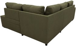 Canapé d angle convertible réversible - 4/5 places - NIRVANA - Tissu v