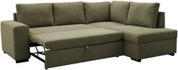 Canapé d angle convertible réversible - 4/5 places - NIRVANA - Tissu v