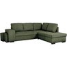 Wendbares Ecksofa - 4/5 Sitze - MITCHELL - Khakifarbener Cordstoff - A